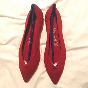 NIB 7.5 Rothy’s Chili Red Points